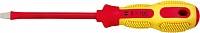 Отвертка шлицевая изолированная, 377*9 мм. X-Spark 7101-1028