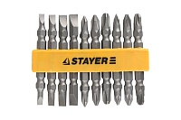 Набор бит двухсторонних 20 в 1, 10 бит/20 шпицов, Stayer 2605-H10_z01