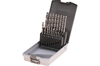 Набор сверел 19шт 1.0-10мм HSS-G DIN338 RUKO 214214RO