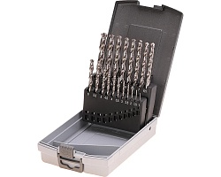 Набор сверел 19шт 1.0-10мм HSS-G DIN338 RUKO 214214RO