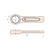 Ключ накидной ударный 24 mm Al-Br X-SPARK 160-24