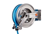 Катушка автоматическая поворотная FOOD 120° AISI 304 15bar 1/2" 30m MECLUBE 071-2513-430