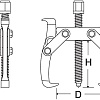 Съемник двухзахватный 3" (125-75мм.) SATA ST90623SC