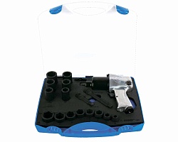 Гайковёрт ударный пневматический с набором головок 1/2" 824 Nm UNIOR 615516